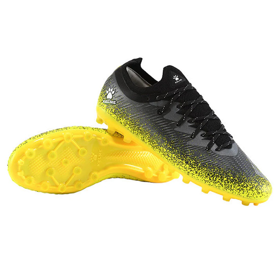 【新品】KELME ケルメ(ケレメ) 29.0cm サッカー スパイク 大人用 VORTEX MG ZX80121057 012 ブラック・ネオンイエロー