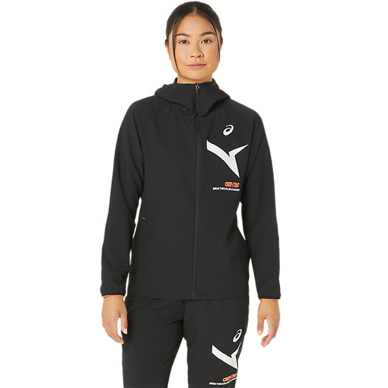 【新品】asics アシックス XLサイズ ウイメンズA-I-Mドライクロスフーディージャケット 2032C973 パフォーマンスブラック