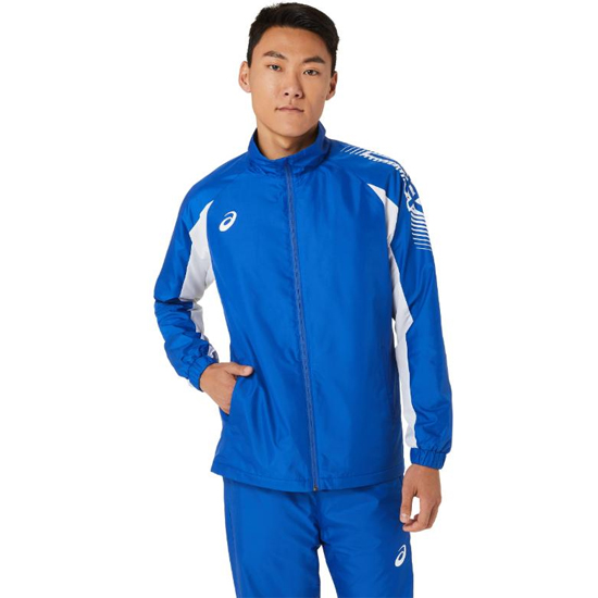 【新品】asics アシックス M サイズ 裏トリコットウインドブレーカージャケット 2031D535 アシックスブルー