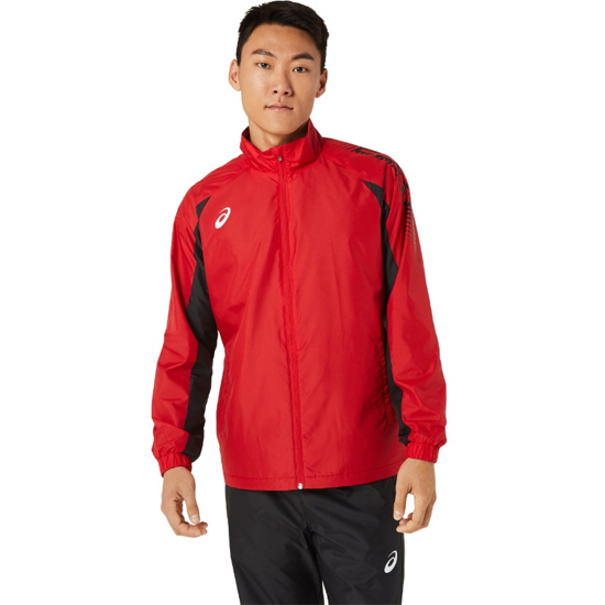 【新品】asics アシックス 2XL サイズ 裏トリコットウインドブレーカージャケット 2031D535 クラシックレッド