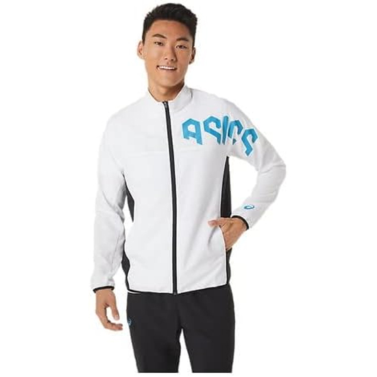 【新品】asics アシックス Mサイズ HEXグラフィックドライウーブンジャケット 2031D826 ブリリアントホワイト