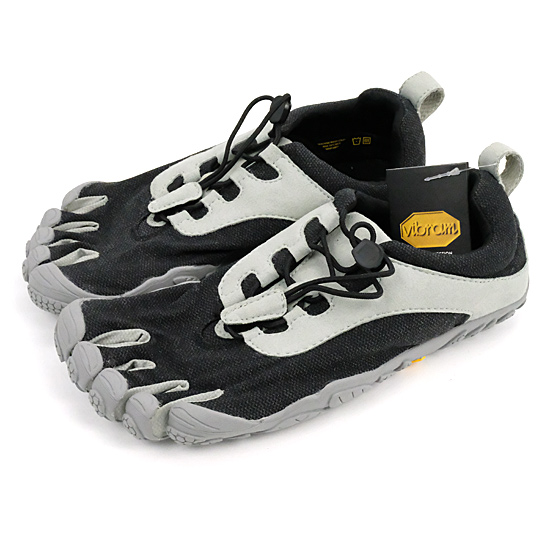 【新品】ビブラム Vibram ファイブフィンガーズ メンズ V-Run RETRO Black/Grey ブラックグレイ 21M8001 24cm(39)