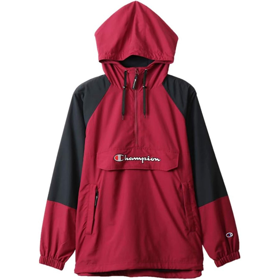 【新品】CHAMPION チャンピオン M サイズ アノラックパーカー C3-R603 バーガンディ