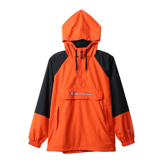 【新品】CHAMPION チャンピオン M サイズ アノラックパーカー C3-R603 オレンジ