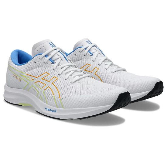 【新品】asics アシックス 26.0cm ランニングシューズ メンズ LYTERACER 6 1011B971 ホワイト/アンバー