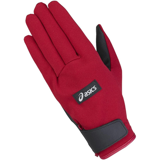 【新品】asics アシックス XSサイズ グラウンドゴルフ スタンダードグローブ 3283A227 ワイン