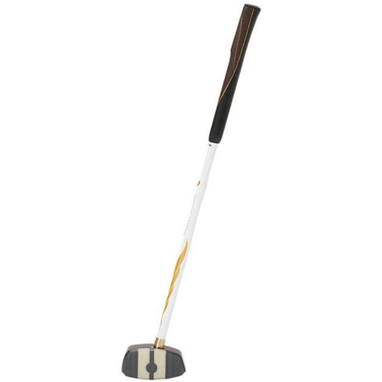 【新品】asics アシックス グラウンドゴルフクラブ ストロングショット ハイパー R840 ブラウン/ホワイト