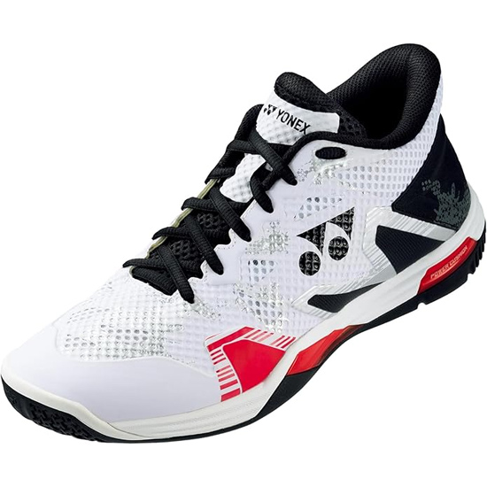 【新品】YONEX(ヨネックス) 23.0cm バドミントンシューズ パワークッション エクリプション Z ミッド SHBELZ3MD ホワイト/ブラック