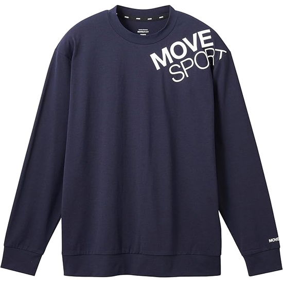 【新品】DESCENTE デサント M サイズ MOVESPORT ムーブスポーツ TOUGH 長袖シャツ ST4FLT03M NV00 ネイビー