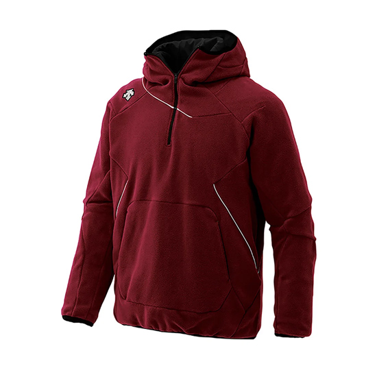 【新品】DESCENTE デサント M サイズ 野球 フリースジャケット DBX-2360C DENG エンジ