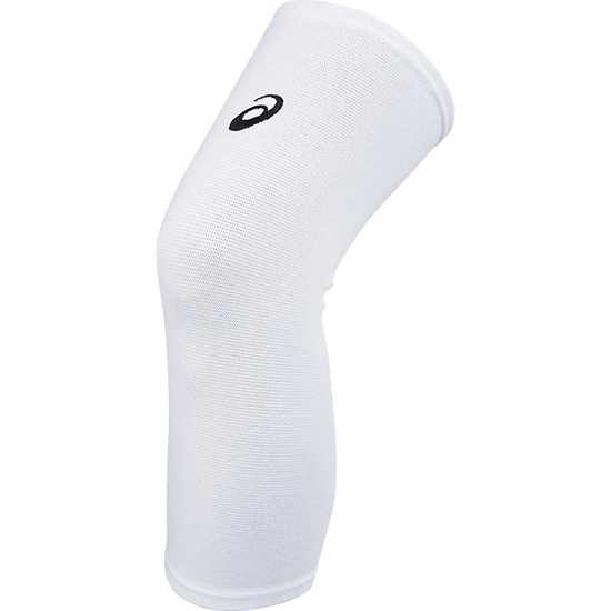 【新品】asics アシックス Mサイズ バレーボールウェア VBニースリーブ 3053A147 100 ホワイト×ブラック