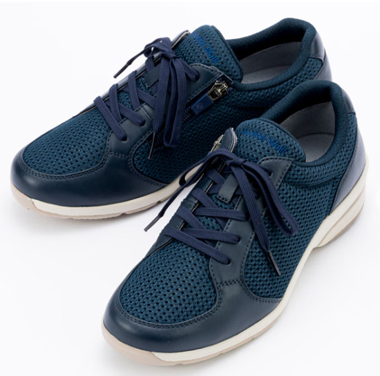 【新品】ASAHI アサヒシューズ 24.0cm レディース メディカルウォーク KV78484 AMW WK L029 D-NV ダークネイビー