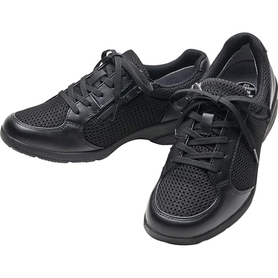 【新品】ASAHI アサヒシューズ 24.5cm レディース メディカルウォーク KV78483 AMW WK L029 BK ブラック