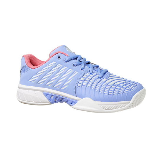 【新品】DUNLOP ダンロップ 23.5cm テニスシューズ EXPRESS LIGHT 3 WOMEN KS98562416BP ライトブルー×ピンク