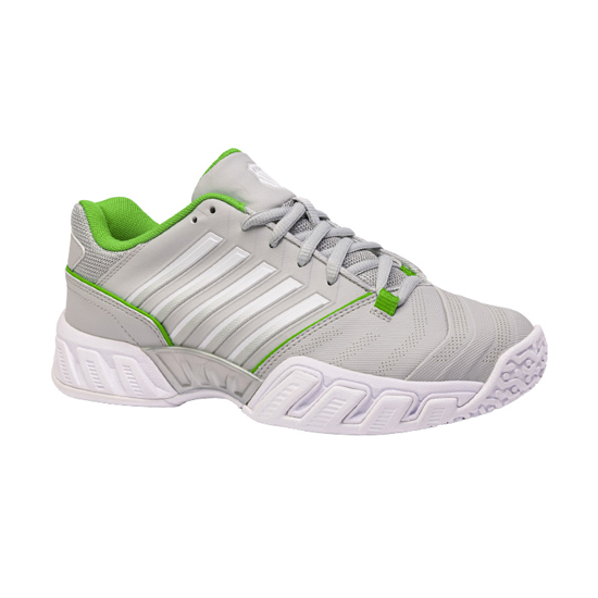 【新品】DUNLOP ダンロップ 24.5cm テニスシューズ BIGSHOT LIGHT 4 OMNI WOMEN KS97010034GL ライトグレー×ライム