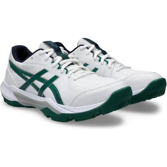 【新品】asics アシックス 25.5cm ハンドボールシューズ GEL-PEAKE 3 1113A057 ホワイト/ジャスパー グリーン
