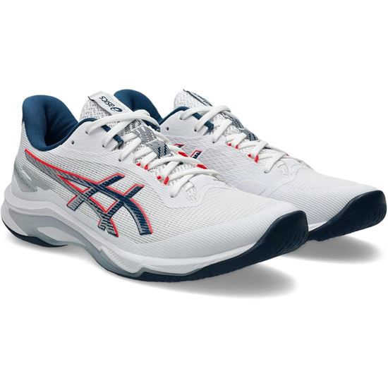 【新品】asics アシックス 26.0cm バレーボールシューズ NETBURNER BALLISTIC FF 4 1053A070 ホワイト/マコブルー