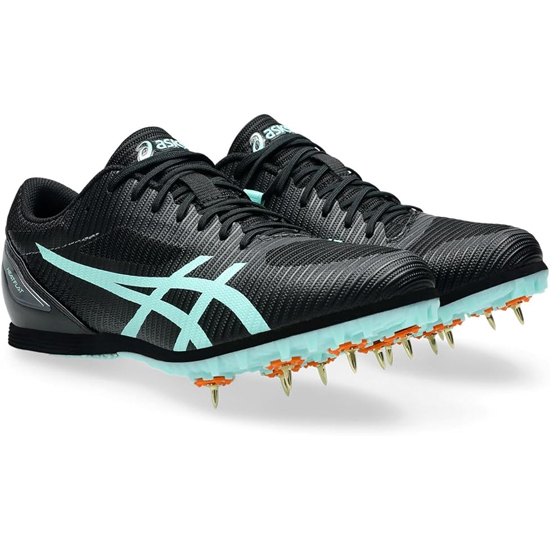 【新品】asics アシックス 25.5cm 陸上スパイク HEATFLAT 12 1093A195 ブラック/イルミネイトミント