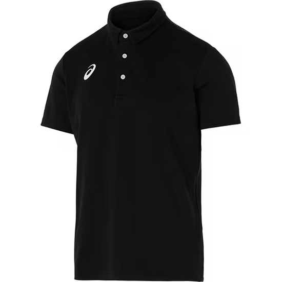 【新品】asics アシックス XS サイズ ドライ半袖ポロシャツ TEAM POLO SHIRT 2031E953 パフォーマンスブラック