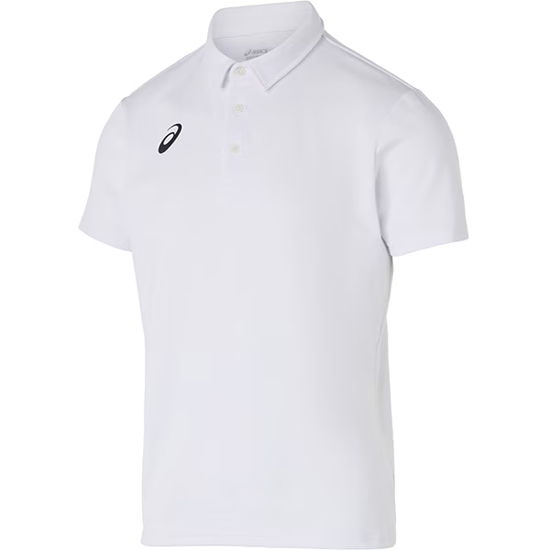【新品】asics アシックス S サイズ ドライ半袖ポロシャツ TEAM POLO SHIRT 2031E953 ブリリアントホワイト