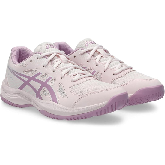 【新品】asics アシックス 21.5cm バレーボールシューズ ジュニア UPCOURT 6 GS 1074A045 ペールピンク/ライトウベ