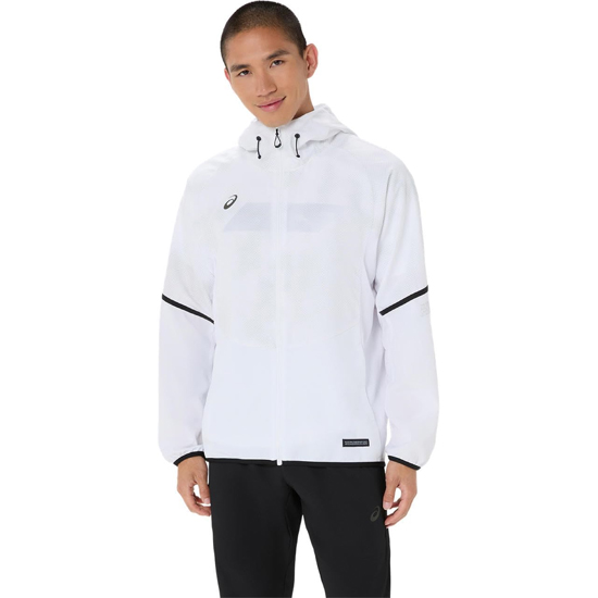 【新品】asics アシックス M サイズ ACTIMOTIONクールグラフィッククロスフーディー 2033C020 100 ブリリアントホワイト