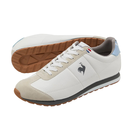 【新品】le coq sportif ルコックスポルティフ 22.5cm LCS ベルシー(消臭) LU6SSN07UZ ホワイト/ブルー