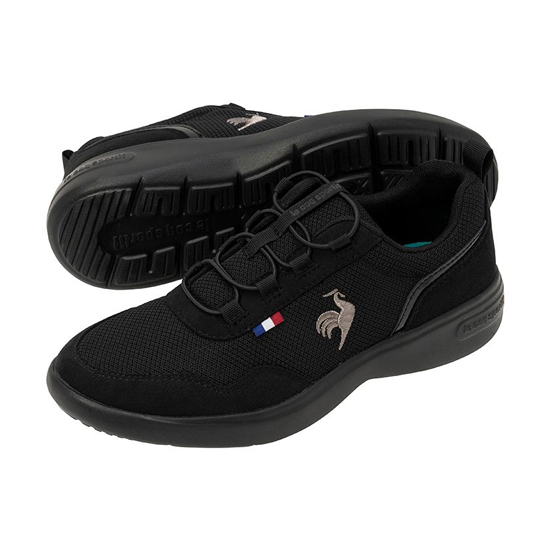 【新品】le coq sportif ルコックスポルティフ 22.5cm ラ ローヌ LU5SSN08LZ ブラック/ブラック