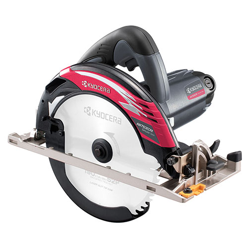 【新品】[受発注]京セラ(リョービ) 電子丸ノコ メッキ定盤タイプ AW763EDM 611055A