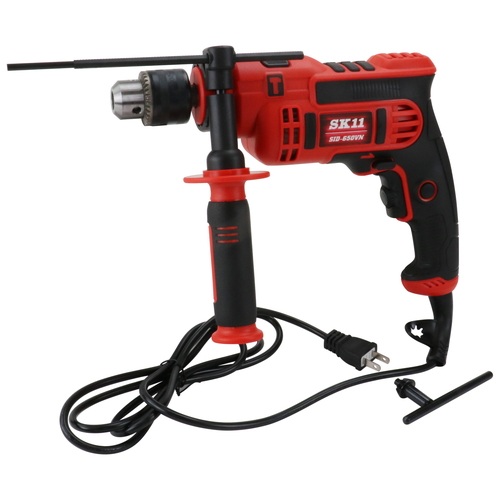 【新品】[直送]SK11 コード式振動ドリル13mm SID-650VN