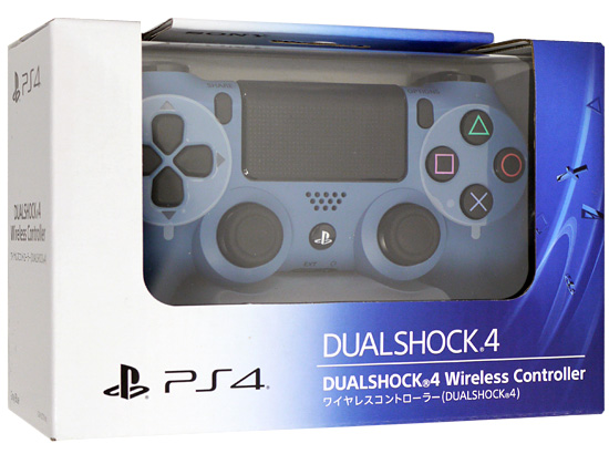 【新品】ワイヤレスコントローラ DUALSHOCK4　グレー・ブルー