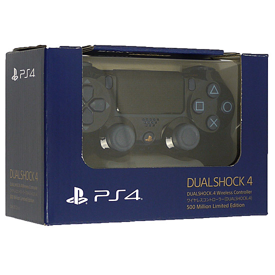 【新品】【新品(箱きず・やぶれ)】 SONY ワイヤレスコントローラー DUALSHOCK 4 500 Million Limited Edition CUH-ZCT2J50 濃紺