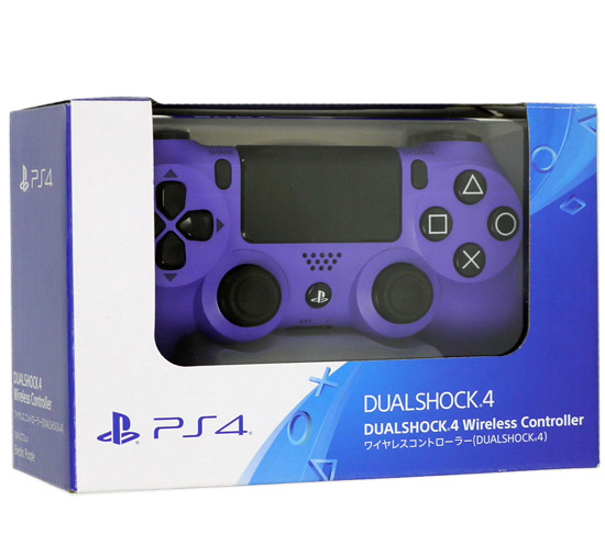 【新品】SONY ワイヤレスコントローラー DUALSHOCK 4 エレクトリック・パープル CUH-ZCT2J29