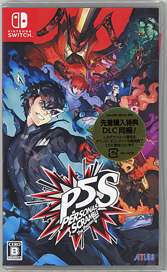 【新品】ペルソナ5 スクランブル ザ ファントム ストライカーズ 先着購入特典付き Nintendo Switch