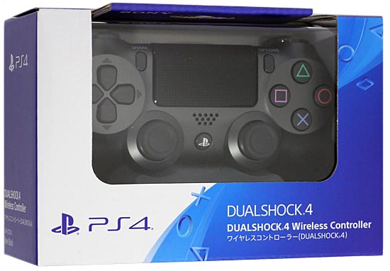 【新品】【新品訳あり(箱きず・やぶれ)】 SONY ワイヤレスコントローラ DUALSHOCK4 スチール・ブラック CUH-ZCT2J21
