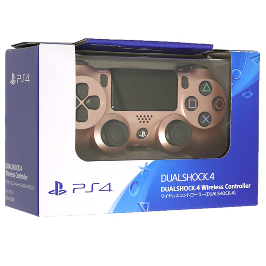 【新品】【新品訳あり(箱きず・やぶれ)】 SONY ワイヤレスコントローラー DUALSHOCK 4 ローズ・ゴールド CUH-ZCT2J27