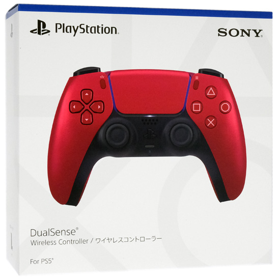 【新品】SONY　ワイヤレスコントローラー DualSense　CFI-ZCT1J07　ヴォルカニック レッド