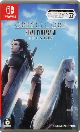 【新品】クライシス コア - ファイナルファンタジーVII - リユニオン　早期購入特典付き　Nintendo Switch