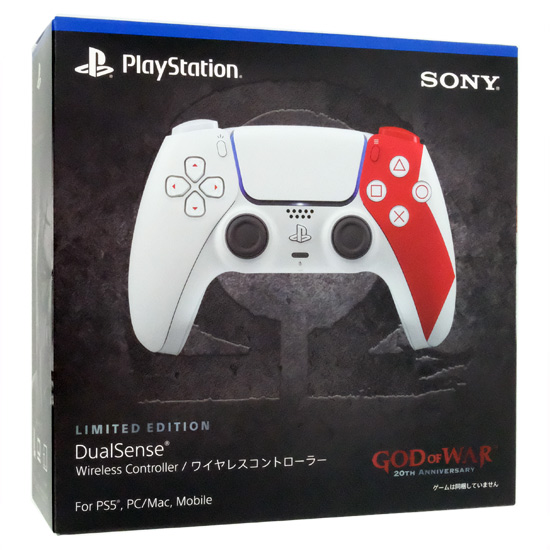 【新品】ワイヤレスコントローラー DualSense ゴッド・オブ・ウォー 20th Anniversary リミテッドエディション　CFI-ZCT1JZA