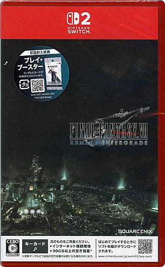 【新品】FINAL FANTASY VII REMAKE INTERGRADE　初回封入特典付き　Nintendo Switch 2