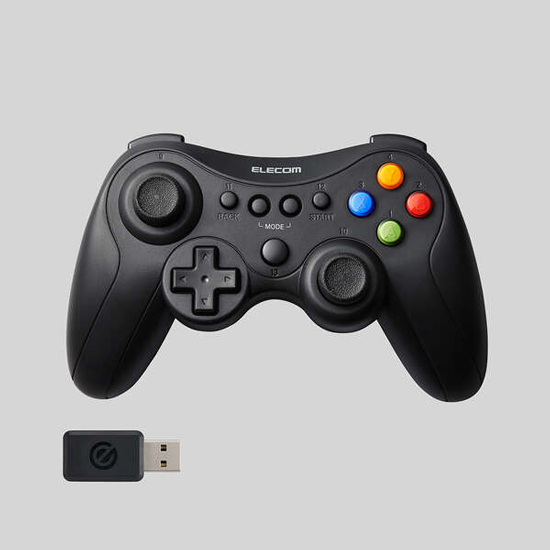 【新品】ELECOM　GAMING 無線 FPS ゲームパッド GP50X　JC-GP50XVBK　ブラック