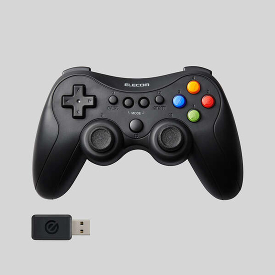 【新品】ELECOM　GAMING 無線 FPS ゲームパッド GP50S　JC-GP50SVBK　ブラック