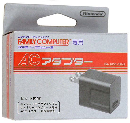【新品】【新品(開封のみ)】 任天堂　ニンテンドークラシックミニ ファミリーコンピュータ専用ACアダプター　CLV-A-AHLO