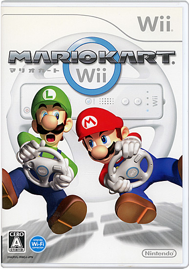 【中古】マリオカートWii　「Wiiハンドル」なし　ディスク傷・カバー・ケースいたみ