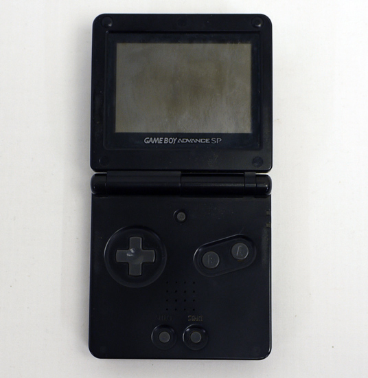【中古】任天堂　ゲームボーイアドバンスSP オニキスブラック　ワケあり