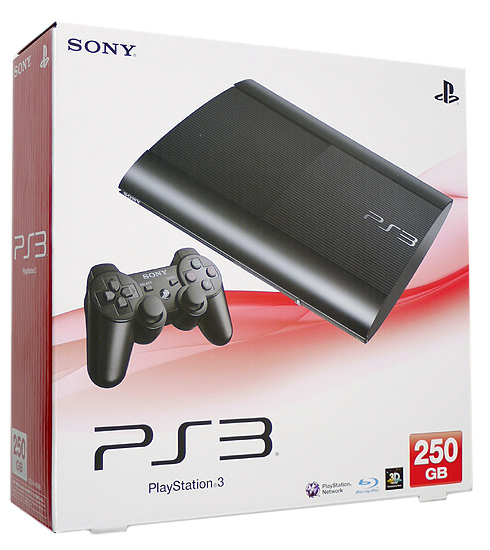 【中古】SONY　プレイステーション3 250GB ブラック CECH-4000B 元箱あり