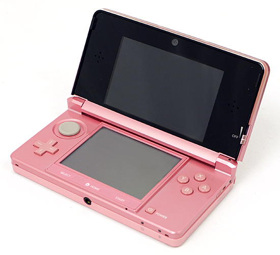 【中古】任天堂　ニンテンドー3DS ミスティピンク　CTR-S-PAAA　本体のみ　訳あり