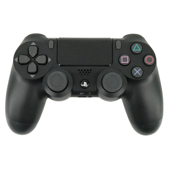 【中古】SONY　ワイヤレスコントローラー DUALSHOCK4　ジェット・ブラック　CUH-ZCT2J　本体のみ　未使用