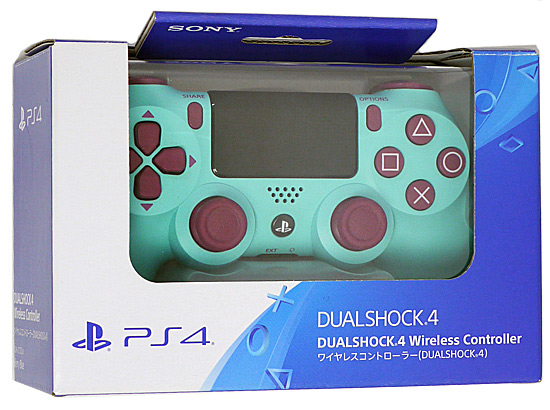 【中古】SONY ワイヤレスコントローラ DUALSHOCK4 ベリー・ブルー CUH-ZCT2J23 未使用