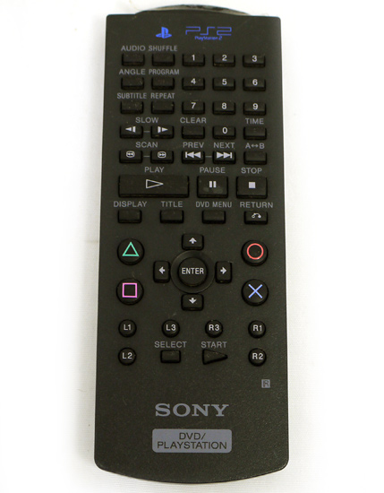 【中古】SONY　PS2用 DVDリモートコントローラ　SCPH-10150　リモコンのみ